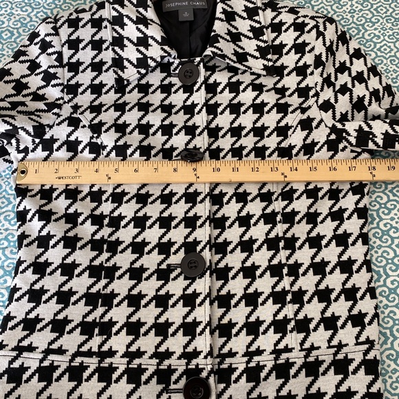 Josephine Chause Houndstooth Blazer 10 - Picture 7 of 11